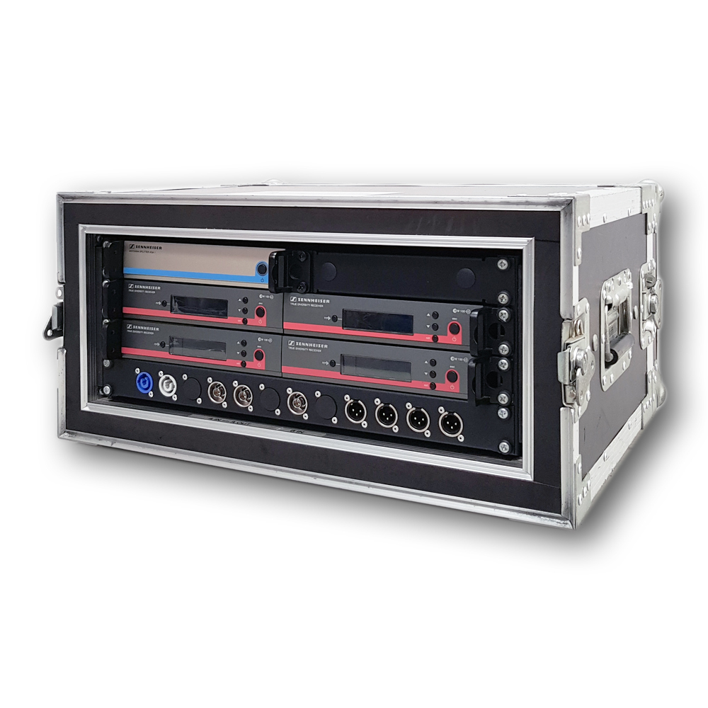 Sennheiser EW300 G3 Radio Microphone 4-Way Receiver Rack